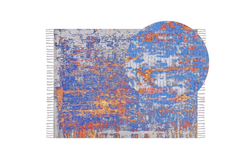 Acarlar Ryamatta 140x200 cm - Blå - Textil & mattor - Matta - Heltäckningsmatta