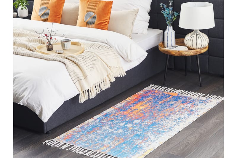 Acarlar Ryamatta 80x150 cm - Blå - Textil & mattor - Matta - Modern matta - Ryamatta