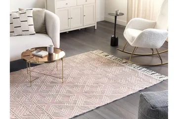 Adana Ryamatta 160x230 cm - Rosa - Textil & mattor - Matta - Modern matta - Ullmatta