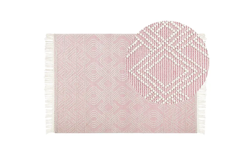 Adana Ryamatta 160x230 cm - Rosa - Textil & mattor - Matta - Modern matta - Ryamatta