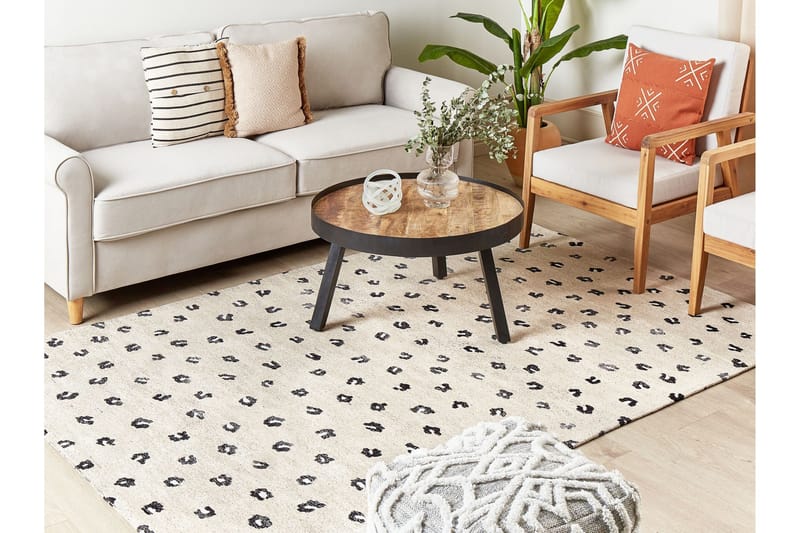 Afis Bomullsmatta 160x230 cm - Beige - Textil & mattor - Matta - Modern matta - Bomullsmatta