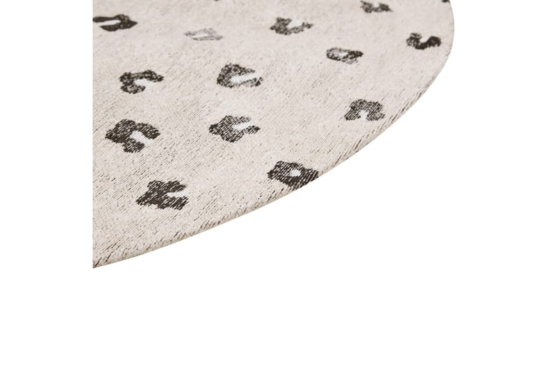 Afis Ryamatta 140 cm Rund - Beige - Textil & mattor - Matta - Modern matta - Bomullsmatta