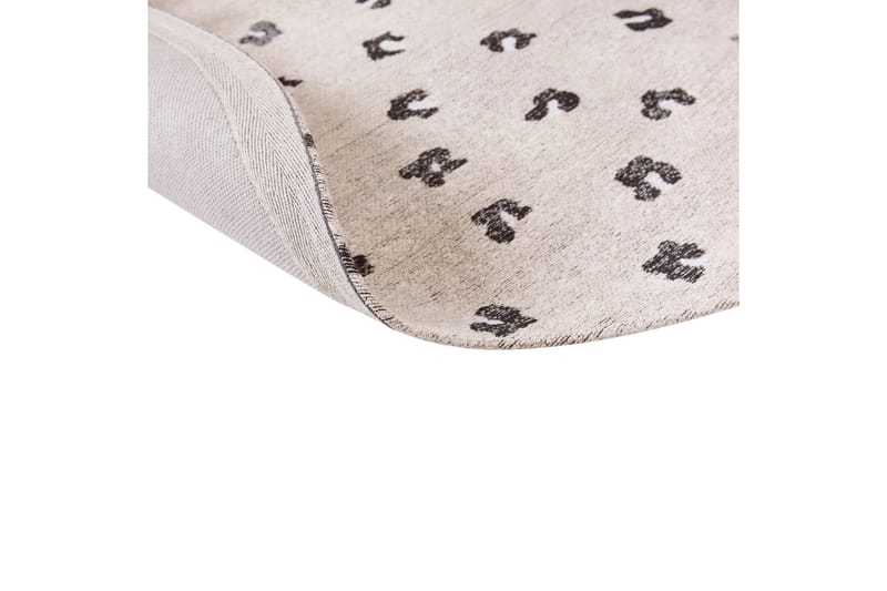 Afis Ryamatta 140 cm Rund - Beige - Textil & mattor - Matta - Modern matta - Bomullsmatta