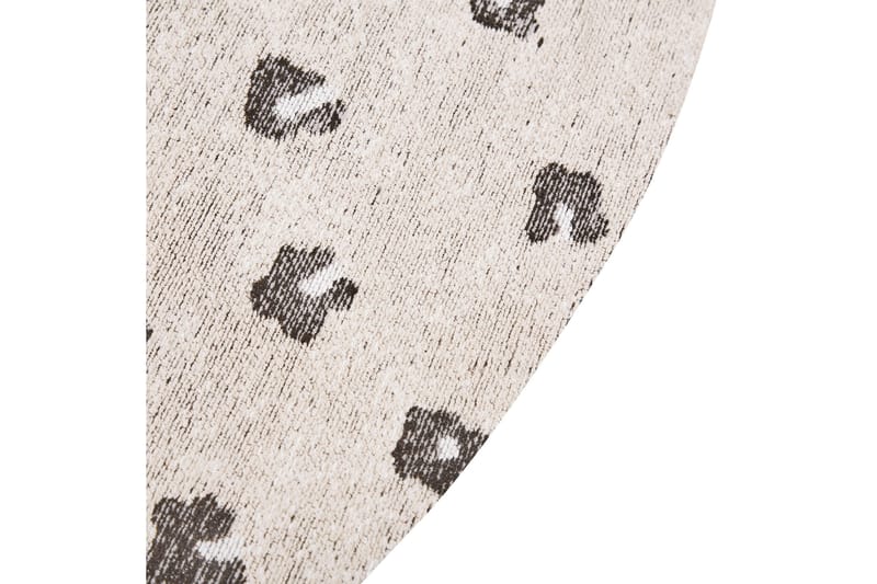 Afis Ryamatta 140 cm Rund - Beige - Textil & mattor - Matta - Modern matta - Bomullsmatta