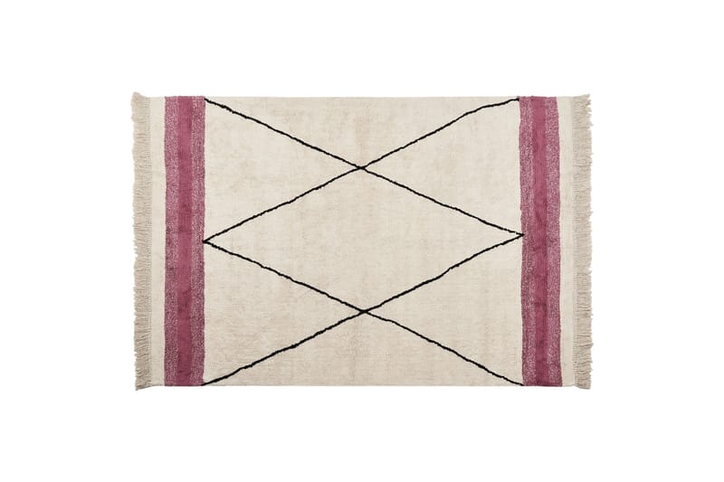 Afsar Bomullsmatta 140x200 cm, Beige