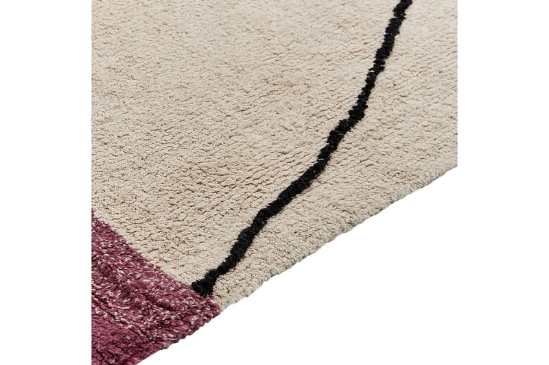 Afsar Bomullsmatta 160x230 cm - Beige - Textil & mattor - Matta - Modern matta - Bomullsmatta