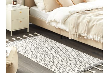 Agadir Bomullsmatta 80x150 cm - Svart/Vit - Textil & mattor - Matta - Modern matta - Bomullsmatta