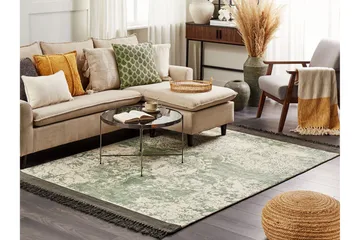 Akarsu Viskosmatta 140x200 cm - Grön - Textil & mattor - Matta - Modern matta - Viskosmatta & konstsilkesmatta