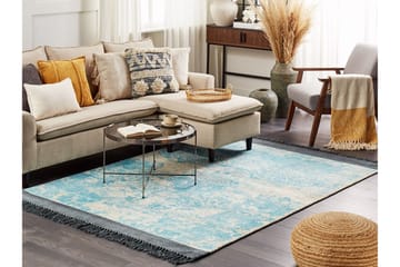 Akarsu Viskosmatta 160x230 cm - Blå - Textil & mattor - Matta - Modern matta - Viskosmatta & konstsilkesmatta