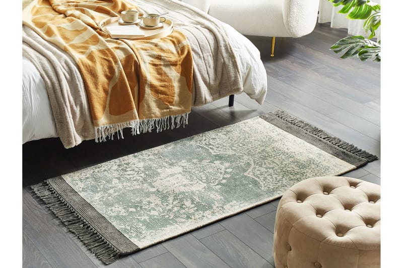 Akarsu Viskosmatta 80x150 cm - Grön - Textil & mattor - Matta - Modern matta - Viskosmatta & konstsilkesmatta