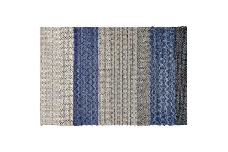 Akkaya Bomullsmatta 160x230 cm, Svart/Vit