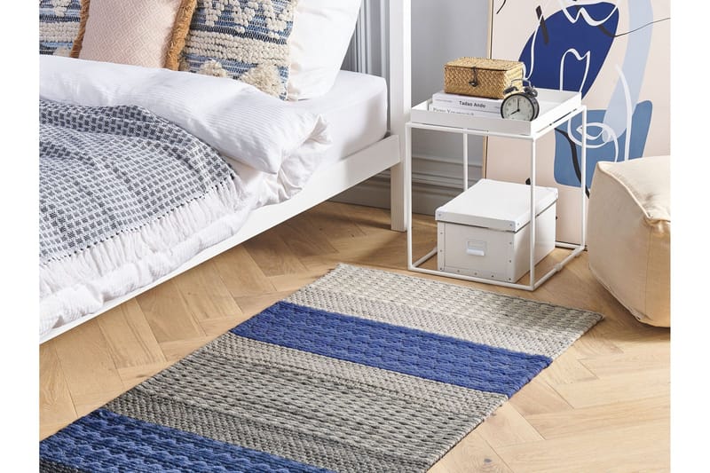 Akkaya Bomullsmatta 80x150 cm - Svart/Vit - Textil & mattor - Matta - Modern matta - Bomullsmatta