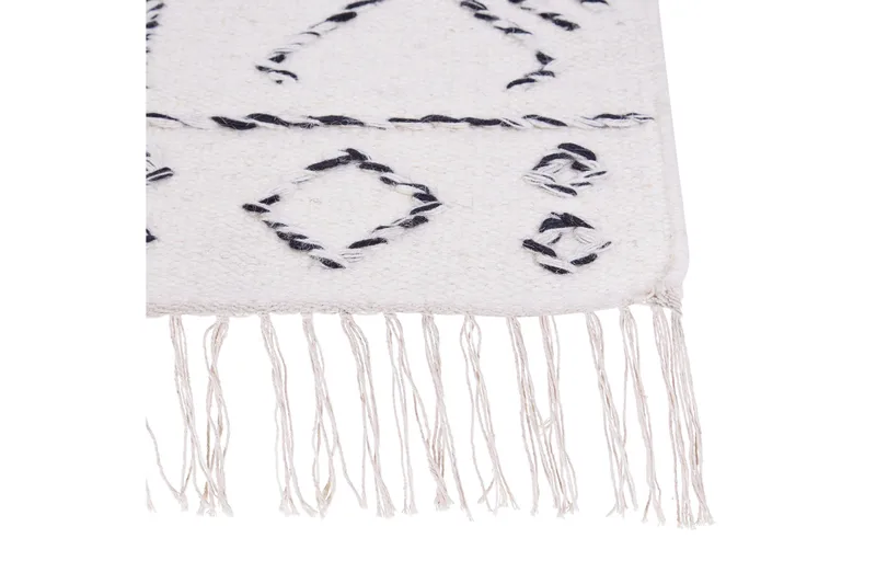 Alkent Ullmatta 140x200 cm - Svart/Vit - Textil & mattor - Matta - Modern matta - Ullmatta