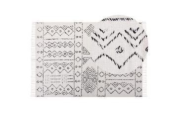 Alkent Ullmatta 160x230 cm - Svart/Vit - Textil & mattor - Matta - Modern matta - Ullmatta