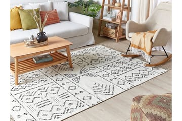 Alkent Ullmatta 160x230 cm - Svart/Vit - Textil & mattor - Matta - Modern matta - Ullmatta