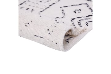 Alkent Ullmatta 80x150 cm - Svart/Vit - Textil & mattor - Matta - Modern matta - Ullmatta