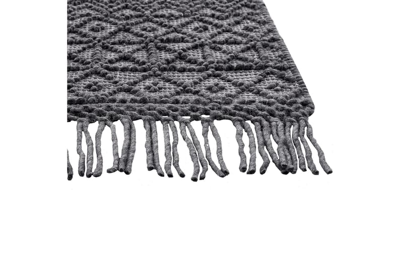 Alucra Ryamatta 160x230 cm - Svart - Textil & mattor - Matta - Modern matta - Ullmatta