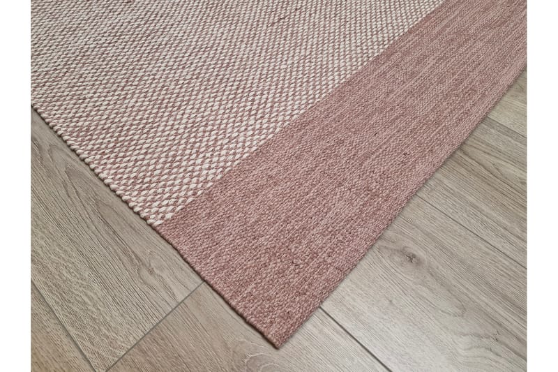 Alva Bomullsmatta 140x200 cm Rektangulär - Rosa - Textil & mattor - Matta - Modern matta - Bomullsmatta