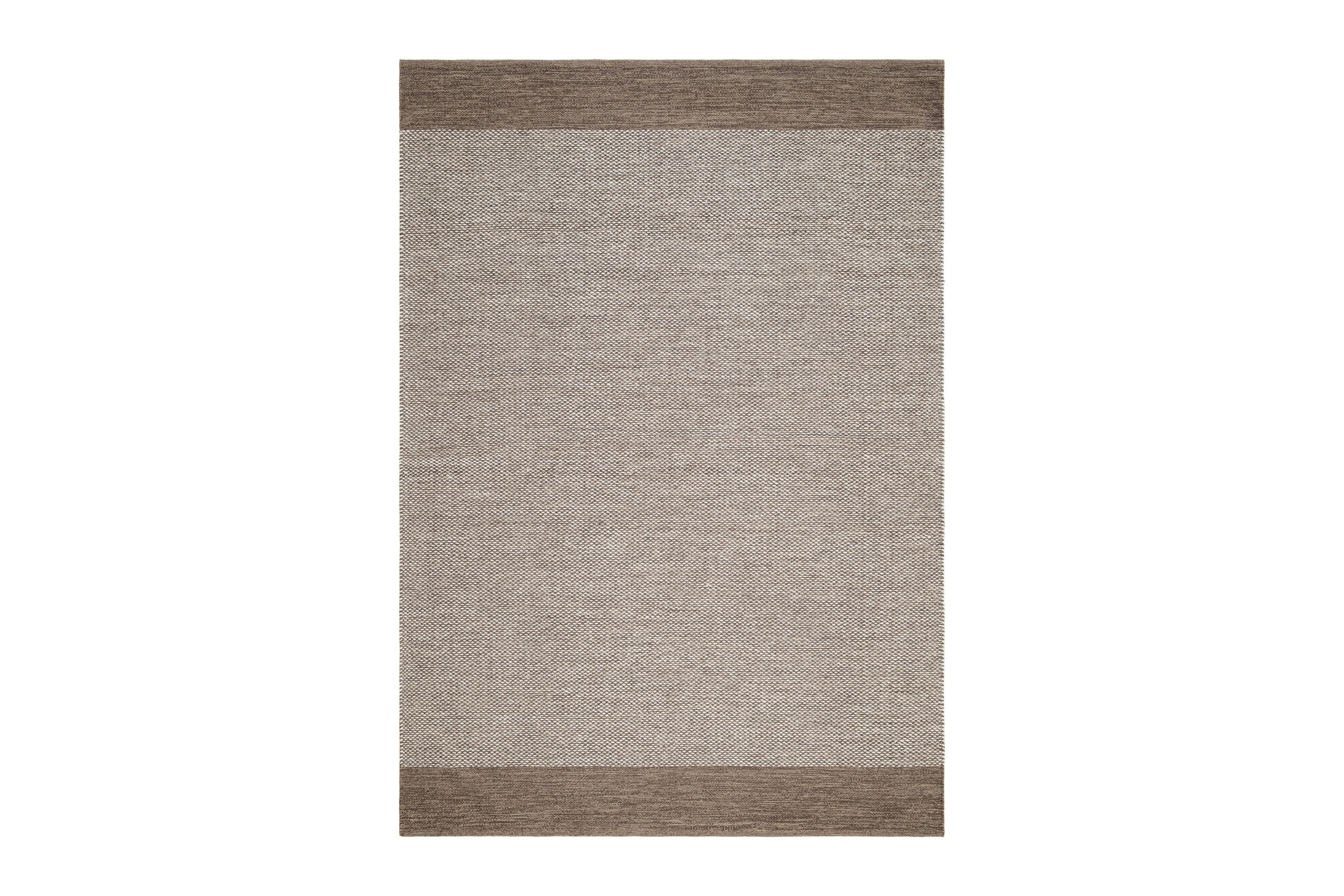 alva bomullsmatta 140x200 cm rektangulär - mörkbeige