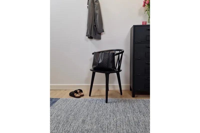 Alva Bomullsmatta 200x300 cm Rektangulär - Blå - Textil & mattor - Matta - Modern matta - Bomullsmatta