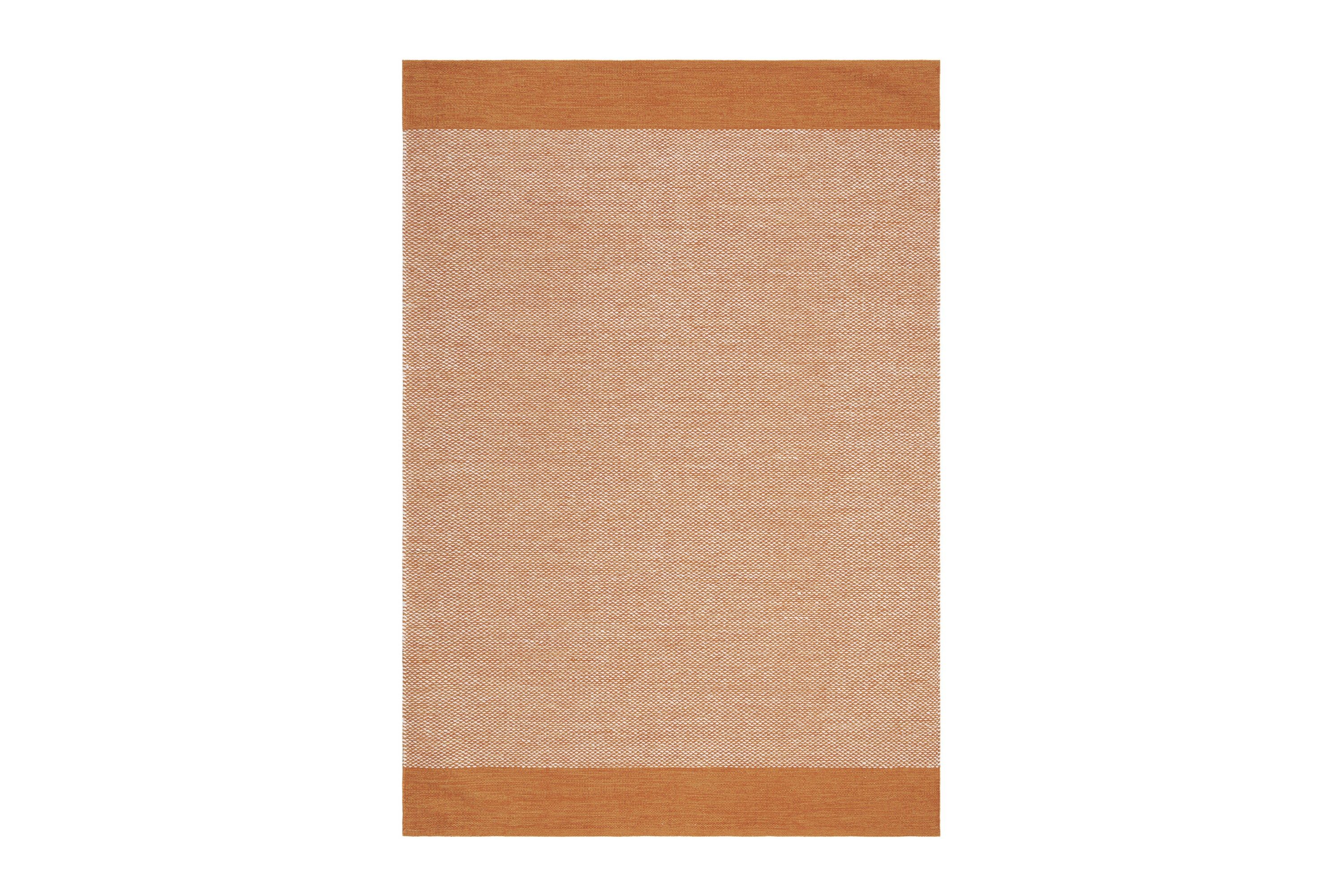 alva bomullsmatta 200x300 cm rektangulär - orange
