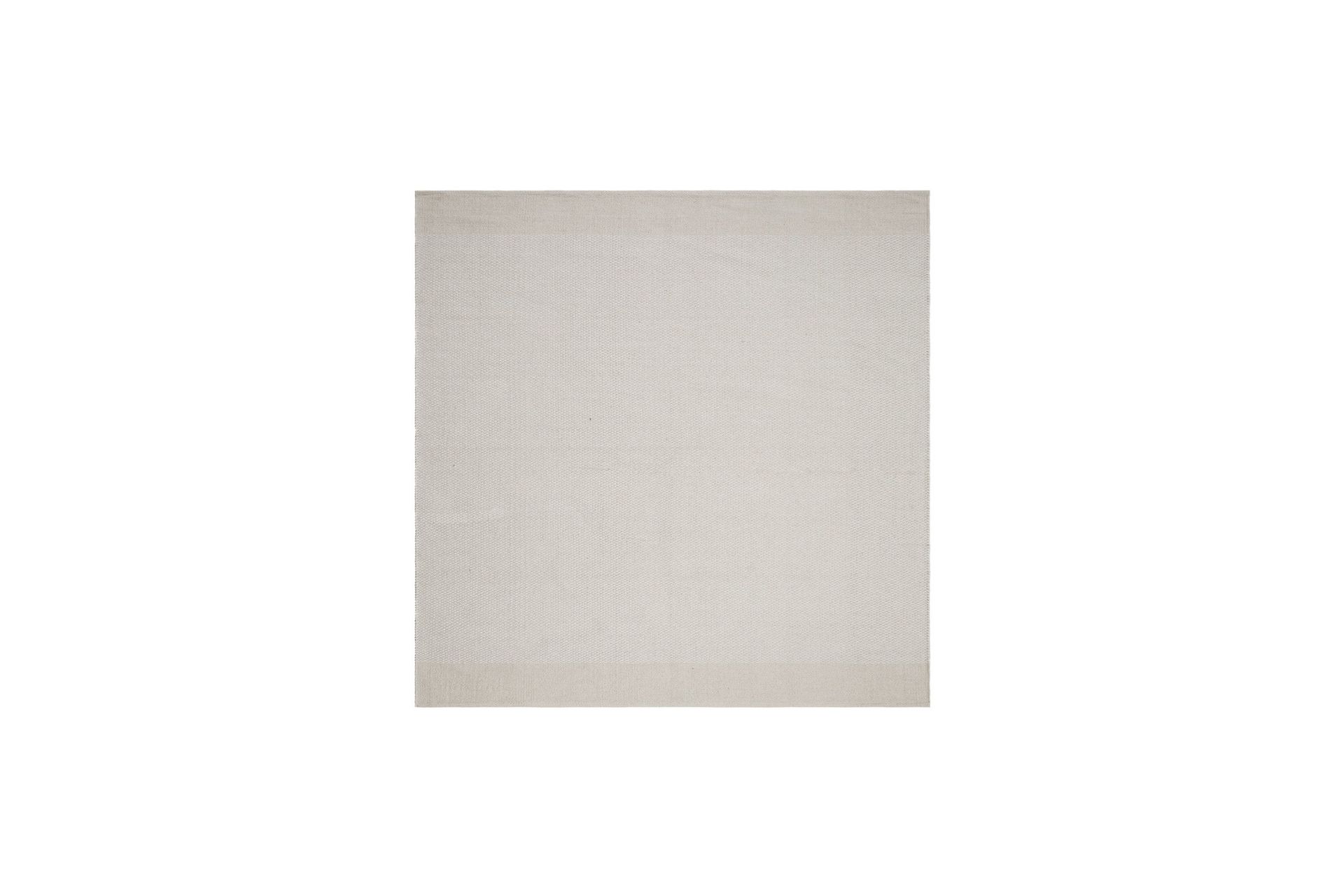 Alva Bomullsmatta 240x240 cm Kvadratisk - Creme
