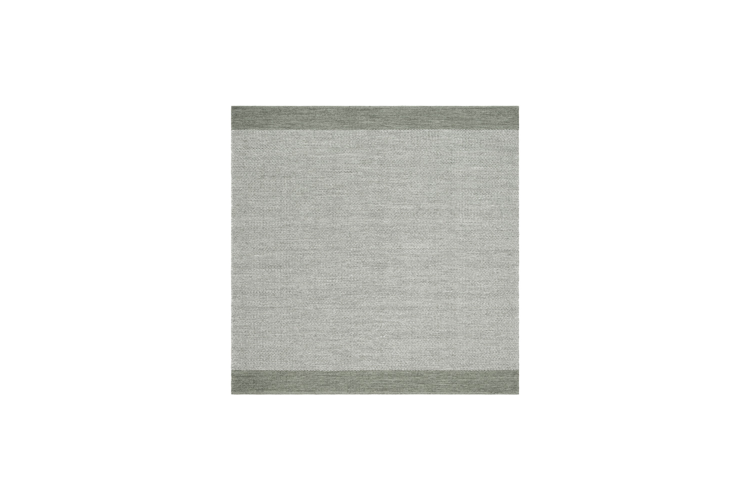 alva bomullsmatta 240x240 cm kvadratisk - grön