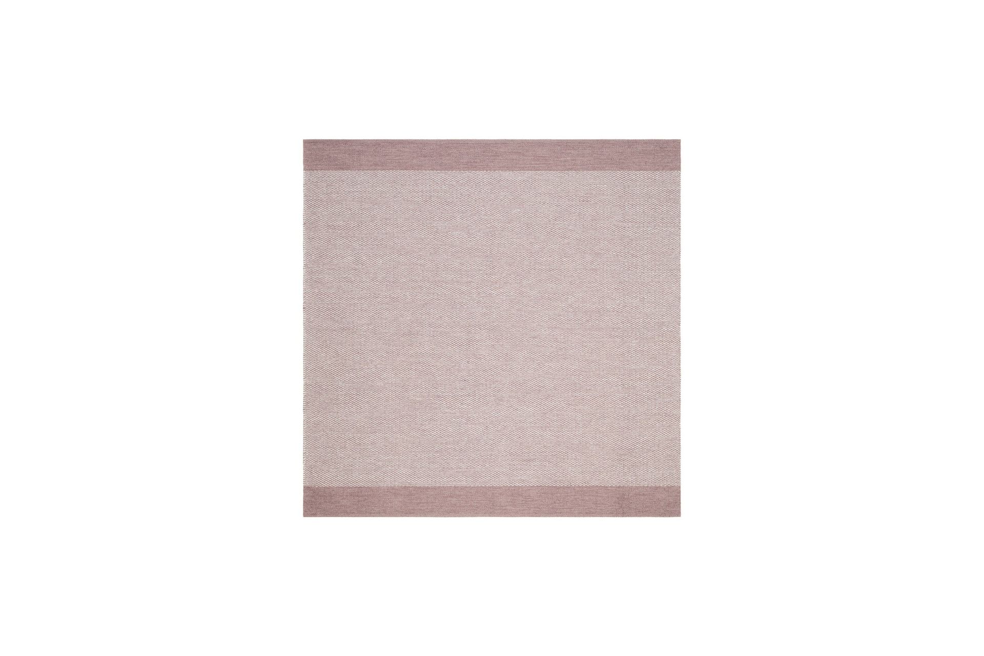 Alva Bomullsmatta 240x240 cm Kvadratisk - Rosa