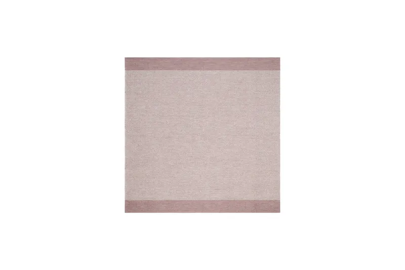 Alva Bomullsmatta 240x240 cm Kvadratisk - Rosa - Textil & mattor - Matta - Modern matta - Bomullsmatta