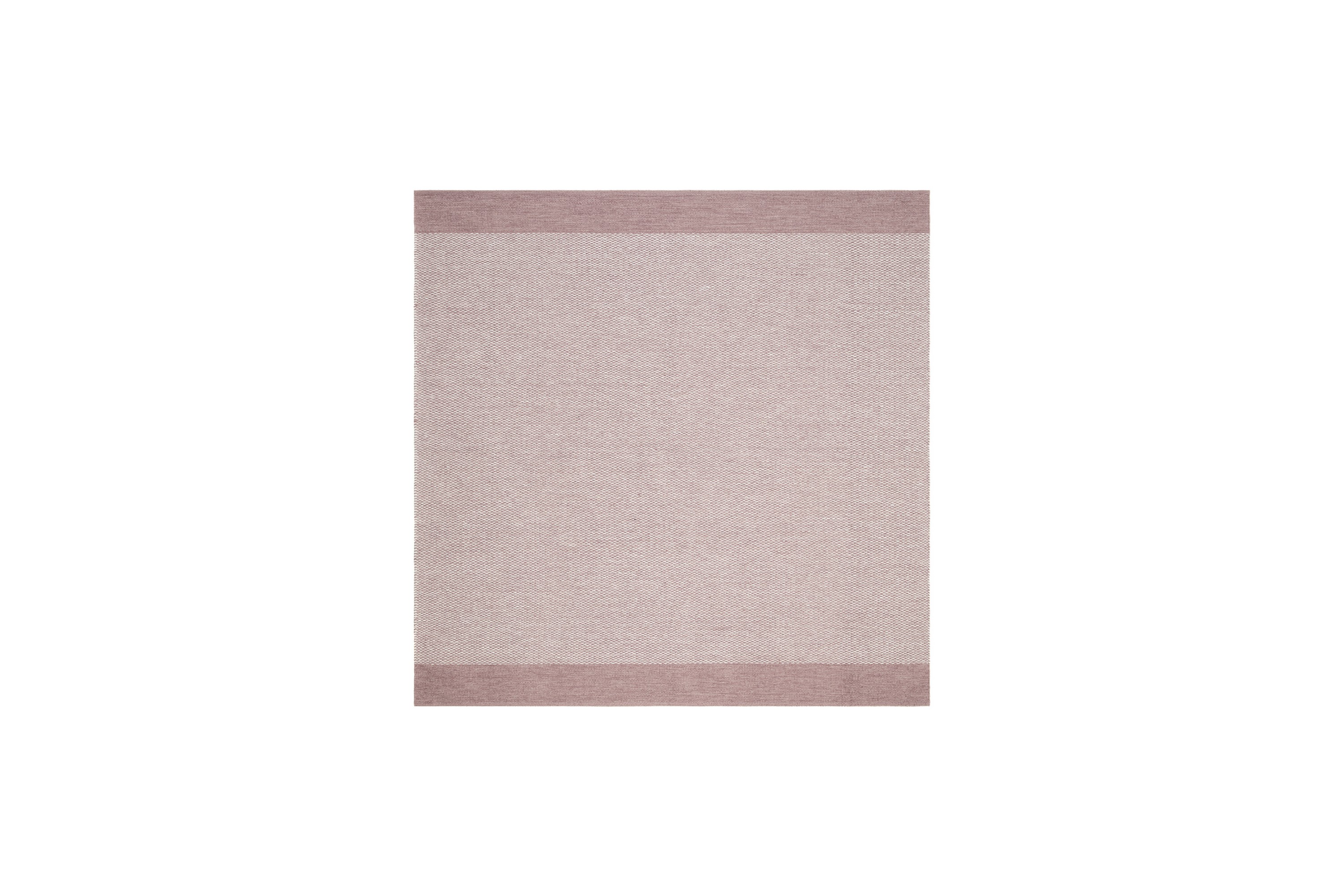 Alva Bomullsmatta 240x240 cm Kvadratisk Rosa