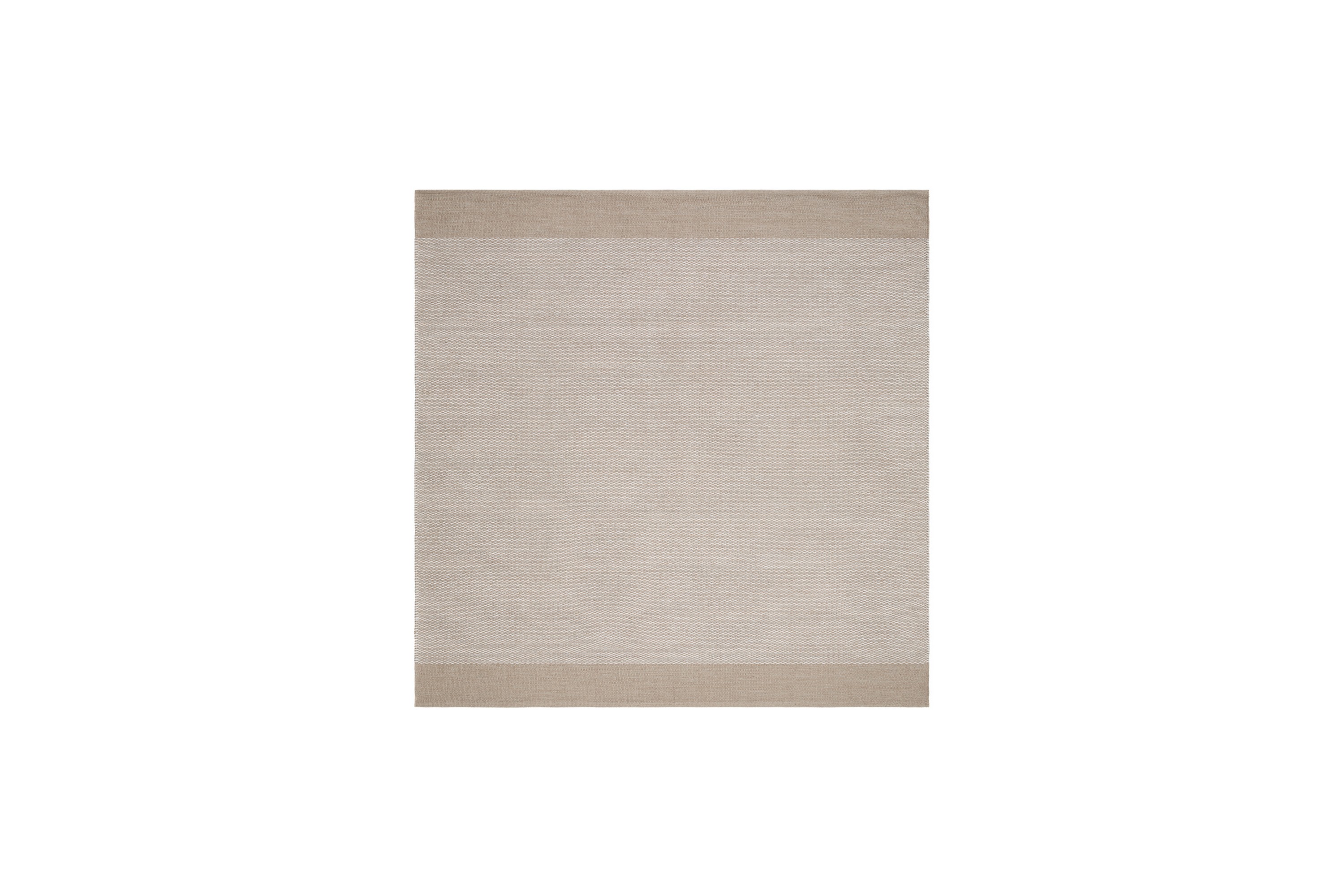Alva Bomullsmatta 240x240 cm Kvadratisk Sand