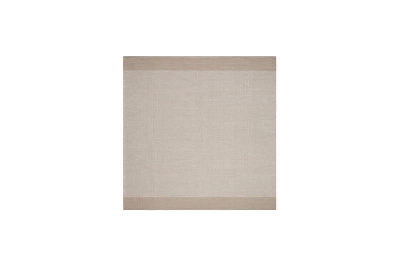 Alva Bomullsmatta 240x240 cm Kvadratisk, Sand