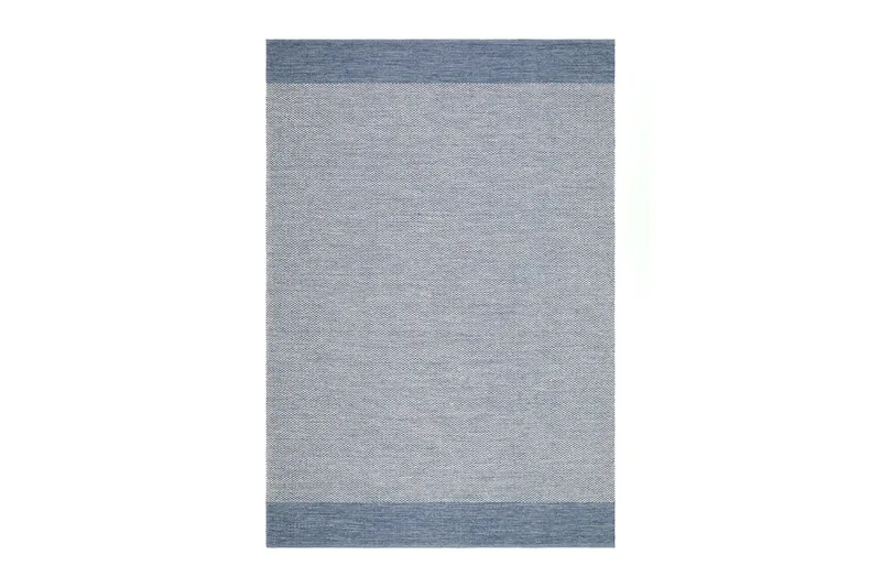 Alva Bomullsmatta 240x340 cm Rektangulär - Blå - Textil & mattor - Matta - Modern matta - Bomullsmatta