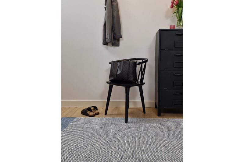 Alva Bomullsmatta 240x340 cm Rektangulär - Blå - Textil & mattor - Matta - Modern matta - Bomullsmatta