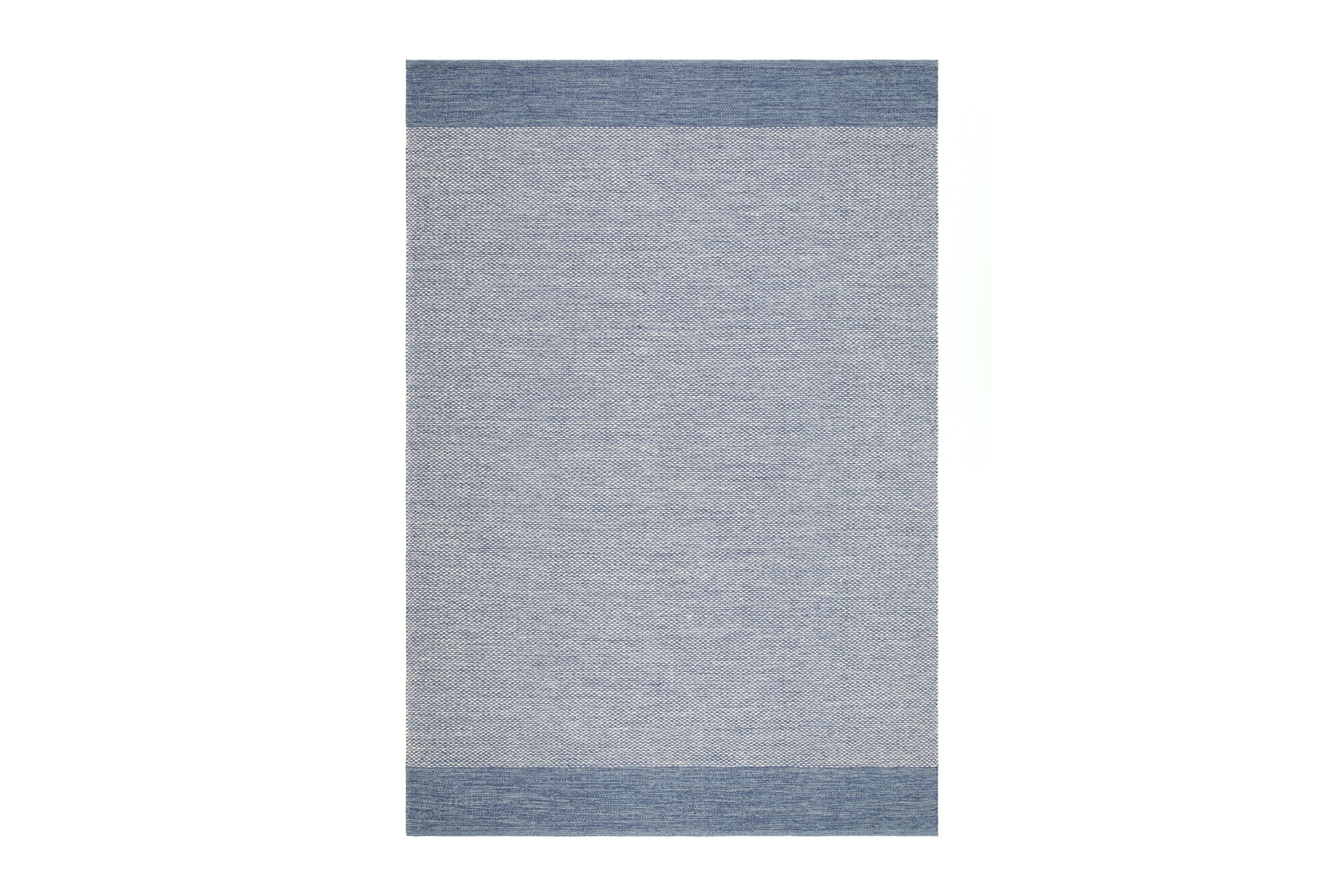 alva bomullsmatta 240x340 cm rektangulär - blå