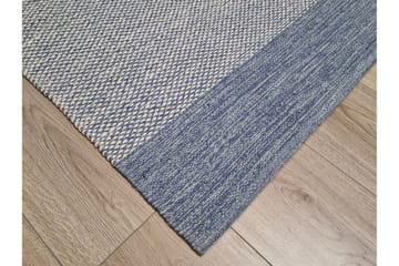 Alva Bomullsmatta 300x300 cm Kvadratisk - Blå - Textil & mattor - Matta - Modern matta - Bomullsmatta