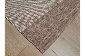 Alva Bomullsmatta 300x300 cm Kvadratisk - Mörkbeige - Textil & mattor - Matta - Modern matta - Bomullsmatta