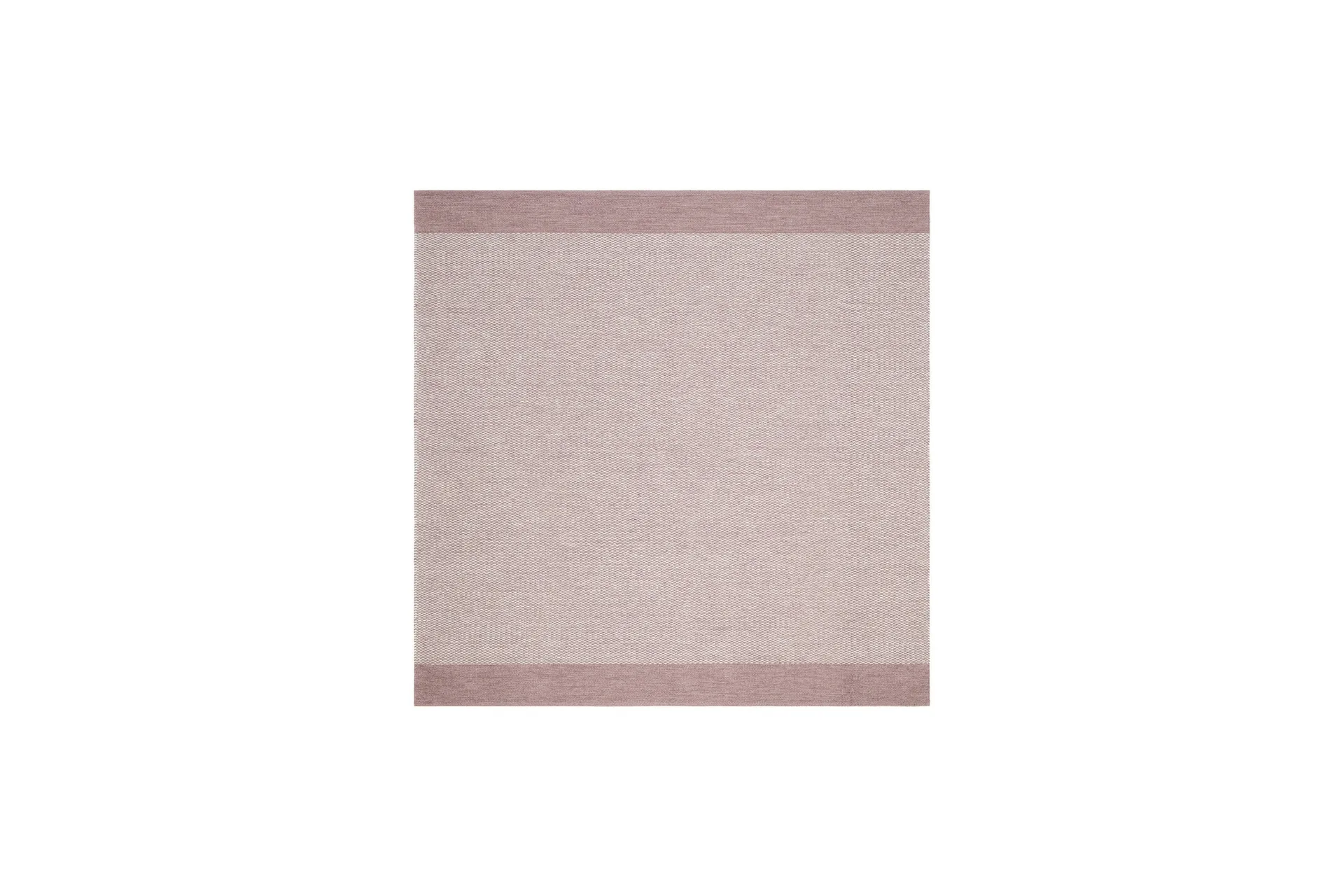 alva bomullsmatta 300x300 cm kvadratisk - rosa