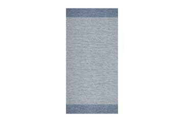 Alva Bomullsmatta 75x150 cm Oval - Blå - Textil & mattor - Matta - Modern matta - Bomullsmatta