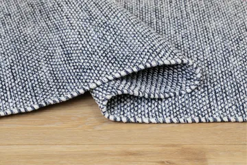 Alva Bomullsmatta 75x150 cm Oval - Blå - Textil & mattor - Matta - Modern matta - Bomullsmatta