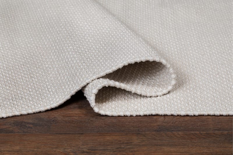 Alva Bomullsmatta 75x150 cm Oval - Creme - Textil & mattor - Matta - Modern matta - Bomullsmatta