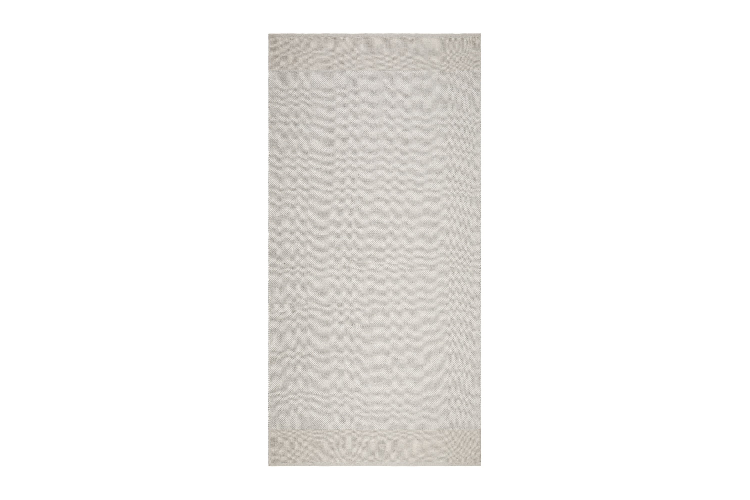 Alva Bomullsmatta 75x150 cm Oval Creme