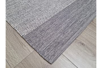 Alva Bomullsmatta 75x150 cm Oval - Grå - Textil & mattor - Matta - Modern matta - Bomullsmatta
