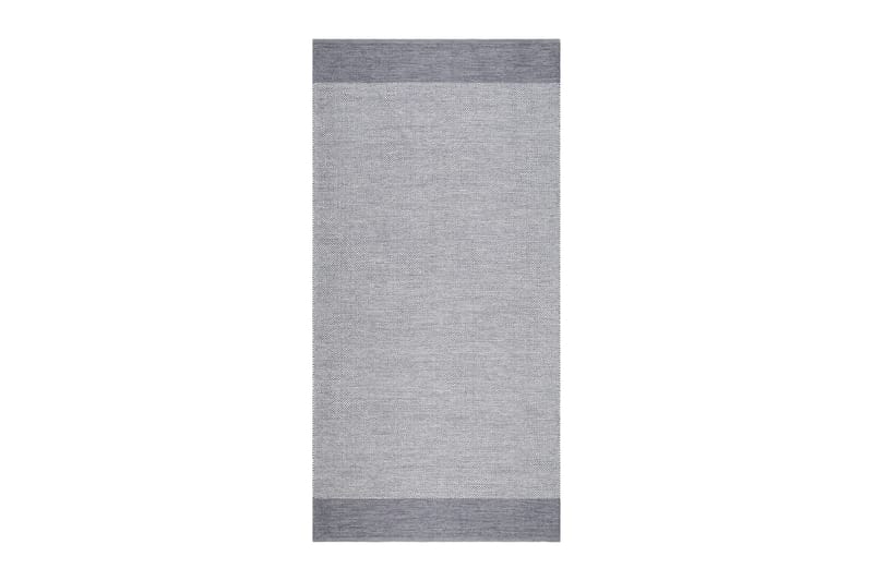 Alva Bomullsmatta 75x150 cm Oval - Grå - Textil & mattor - Matta - Modern matta - Bomullsmatta