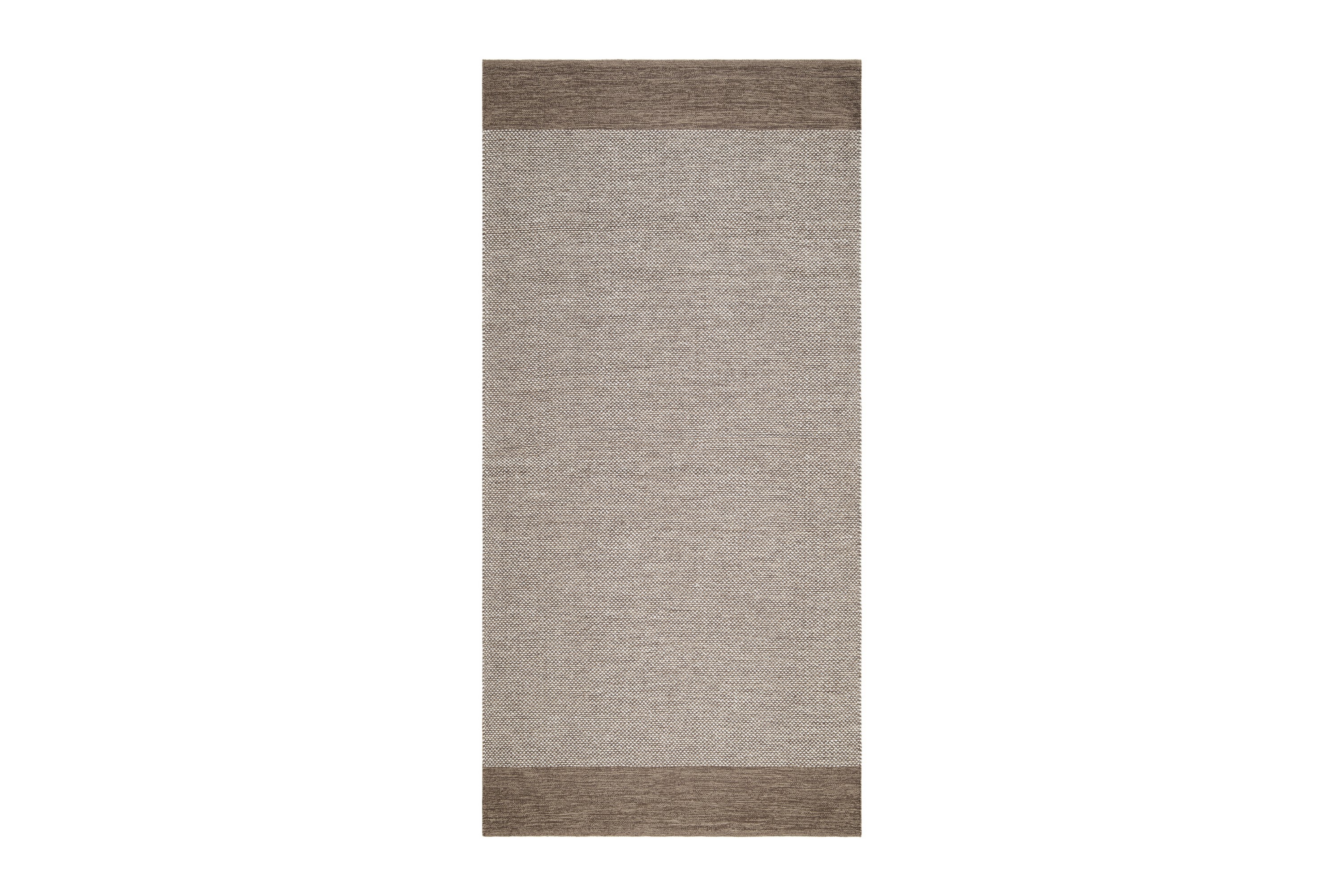 Alva Bomullsmatta 75x150 cm Oval Mörkbeige