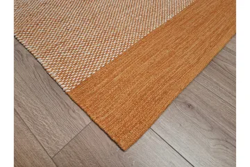 Alva Bomullsmatta 75x150 cm Oval - Orange - Textil & mattor - Matta - Modern matta - Bomullsmatta