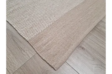 Alva Bomullsmatta 75x150 cm Oval - Sand - Textil & mattor - Matta - Modern matta - Bomullsmatta