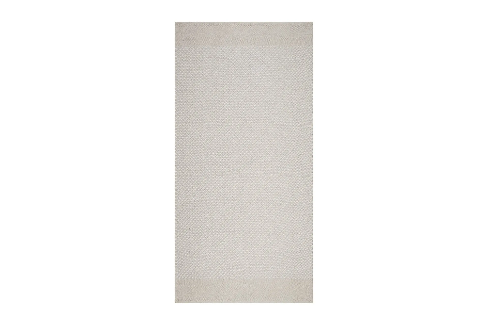 alva bomullsmatta 75x220 cm oval - creme