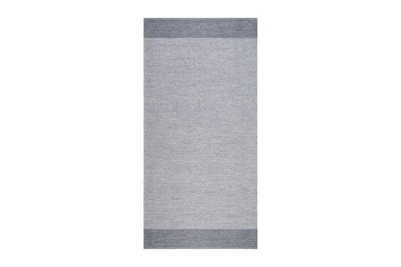 Alva Bomullsmatta 75x220 cm Oval - Grå - Textil & mattor - Matta - Modern matta - Bomullsmatta