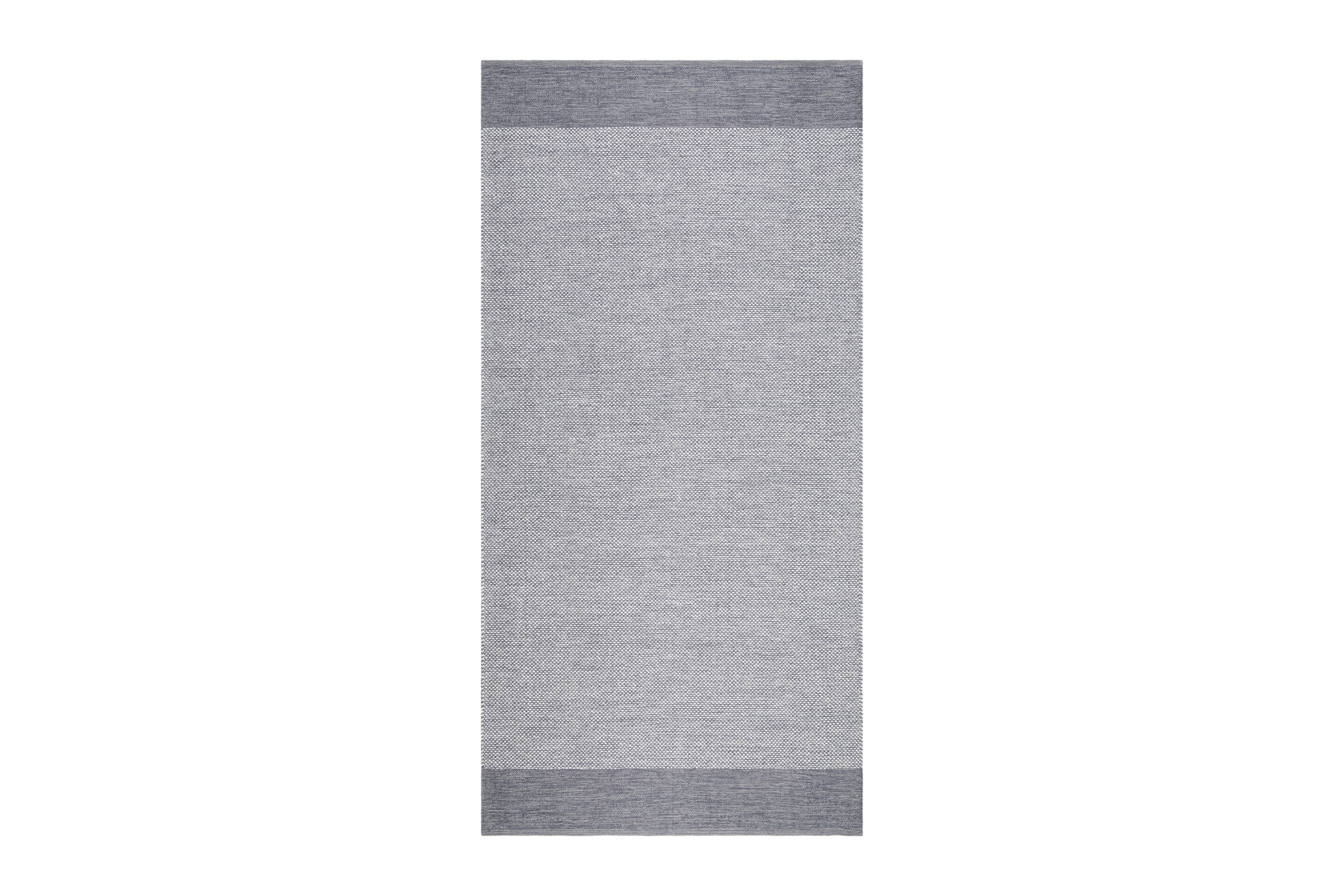 Alva Bomullsmatta 75x220 cm Oval Grå